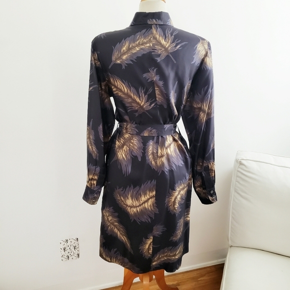 Craig Taylor Shirt Dress / Belted / Tagged Size Large - Picture 6 of 6